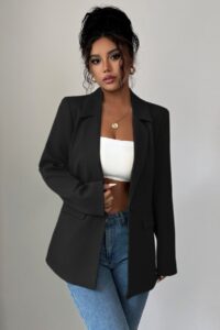 Minimalist Long Sleeve Blazer